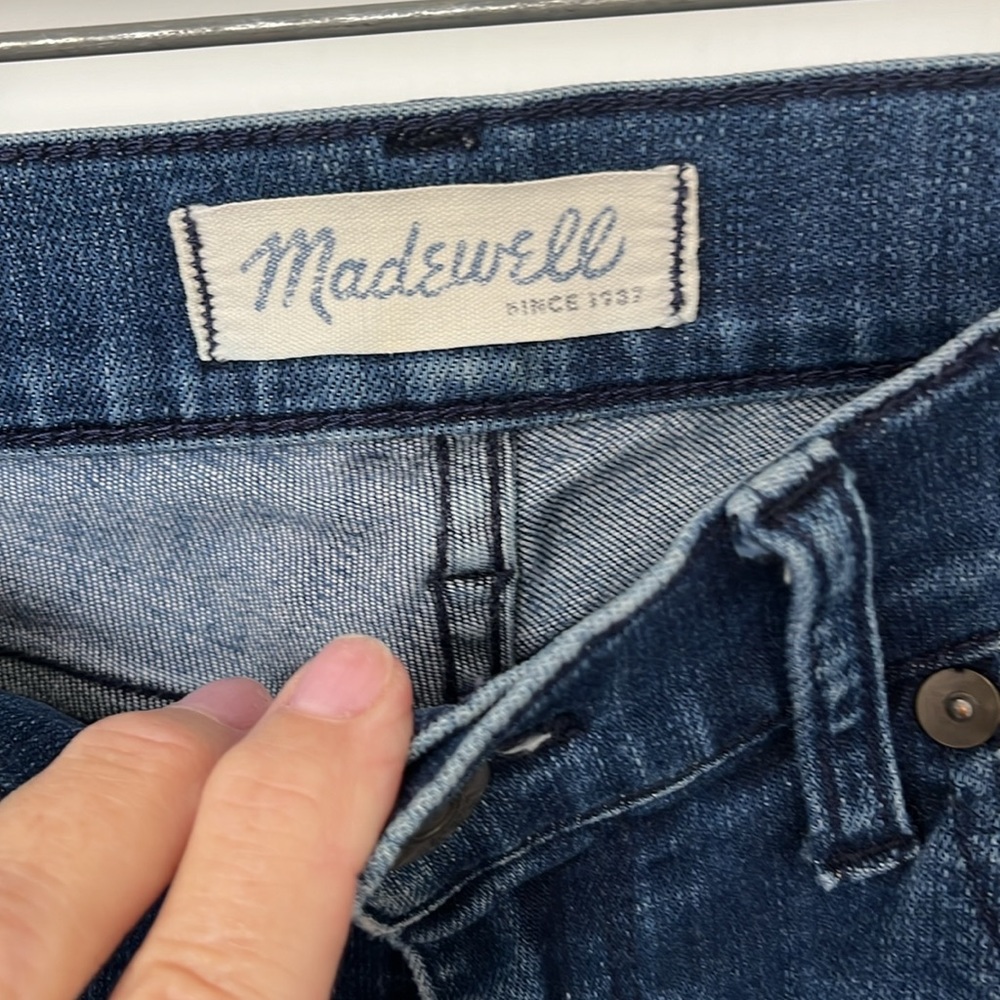Madewell Cropped Jeans with Zippers - Picture 7 of 10
